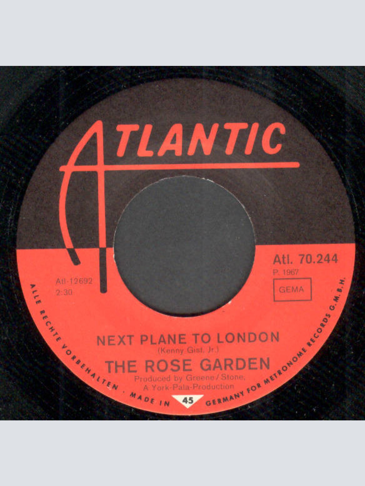 Vinyl / The Rose Garden - Next Plane To London