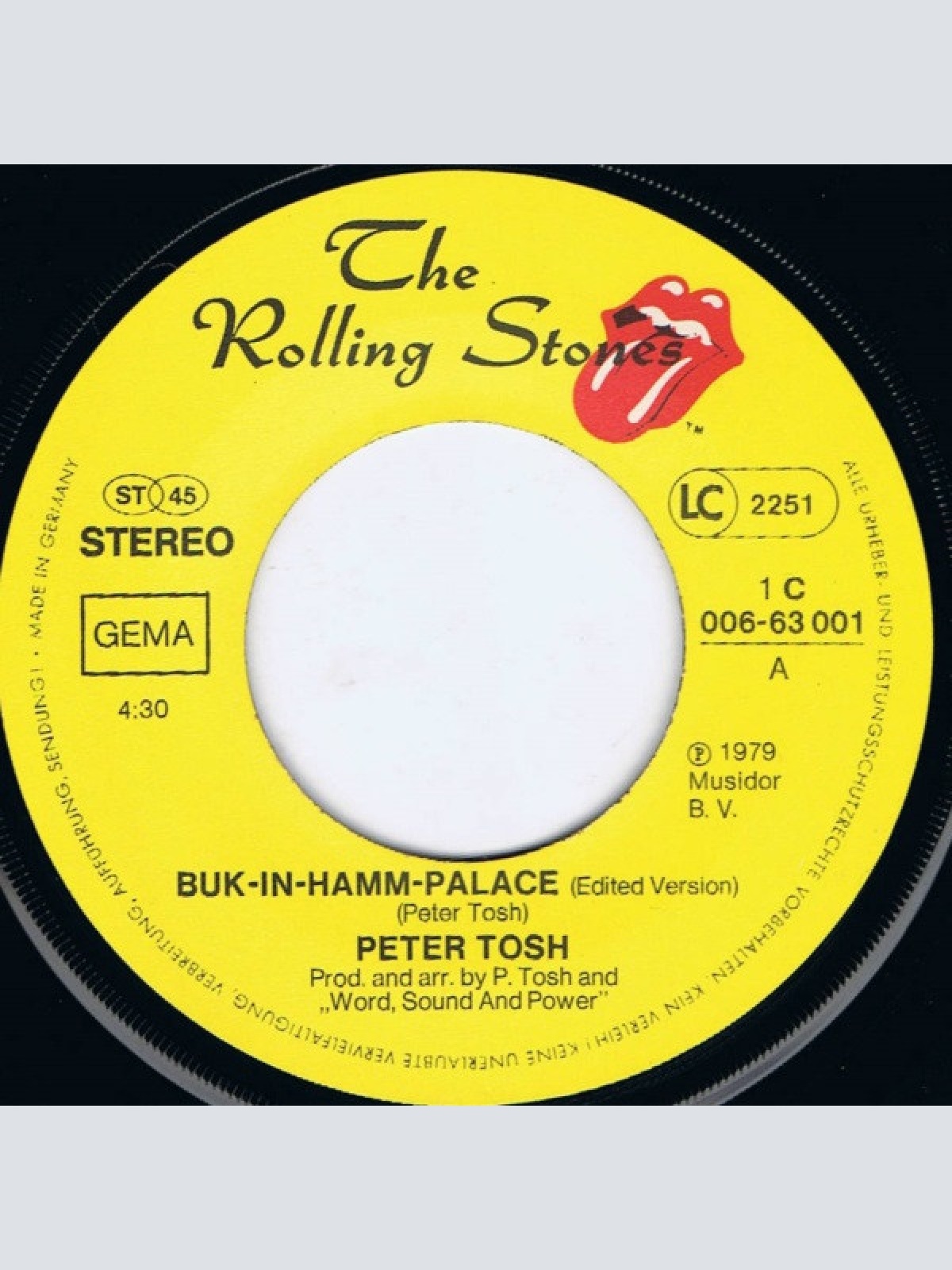 Vinyl / Peter Tosh - Buk-In-Hamm Palace