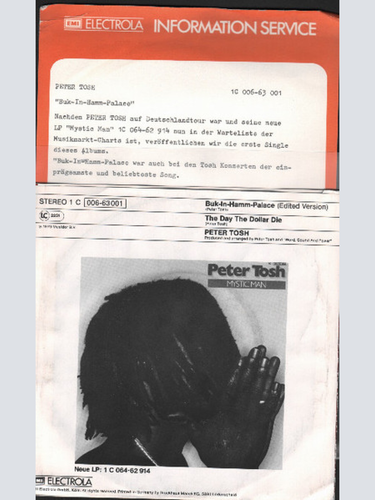 Vinyl / Peter Tosh - Buk-In-Hamm Palace