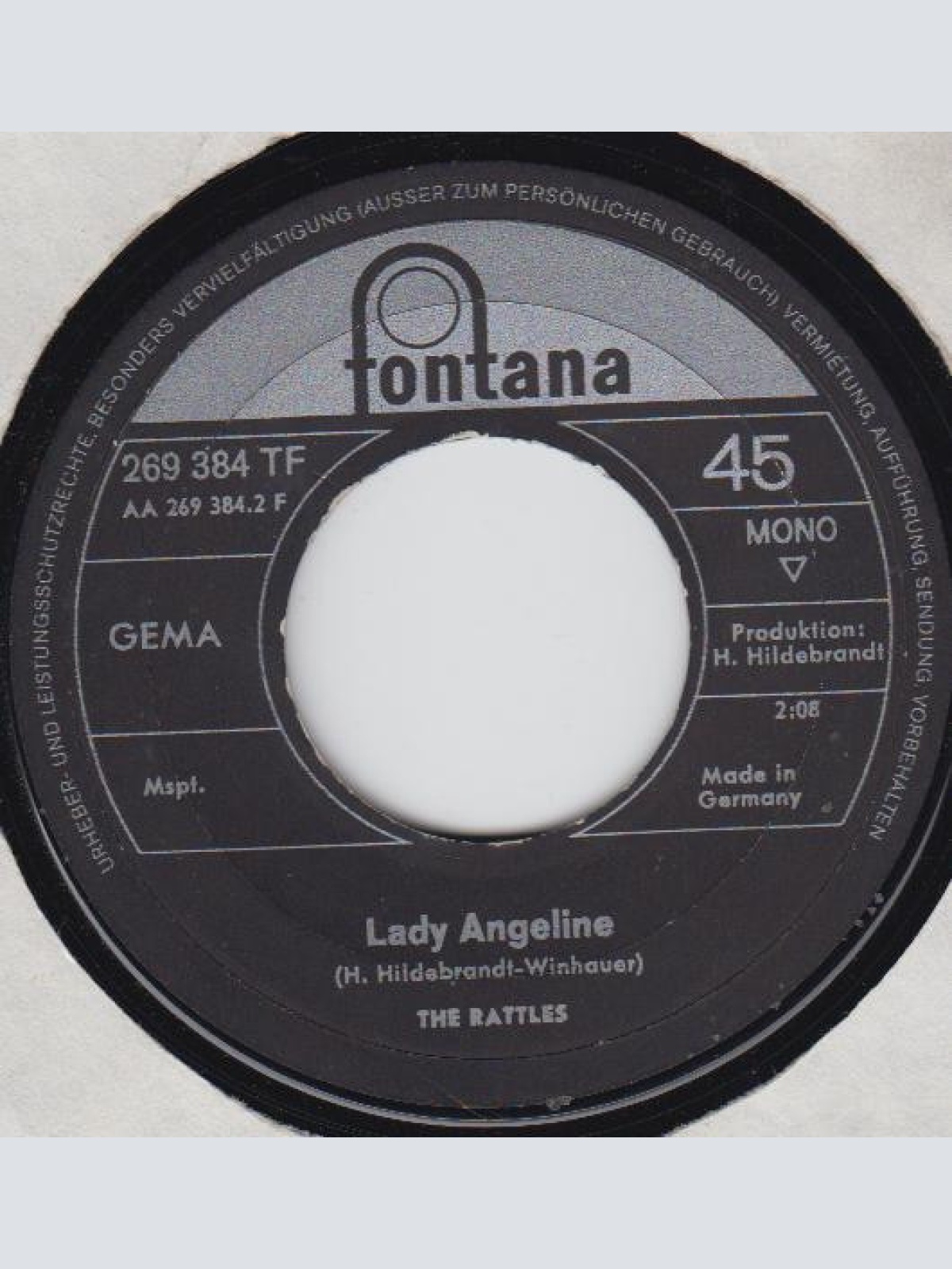 Vinyl / The Rattles - Fought The Lord