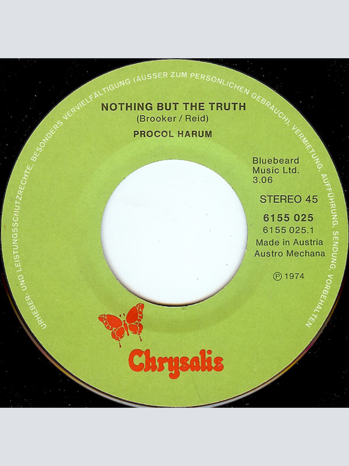 Vinyl / Procol Harum - Nothing But The Truth