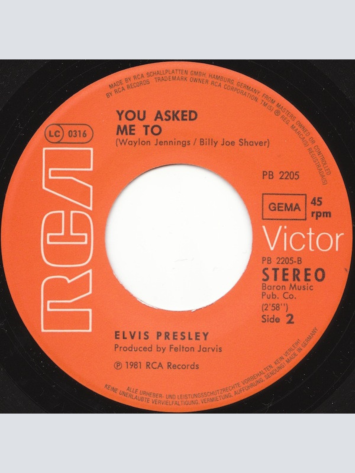 Vinyl / Elvis Presley - Lovin' Arms