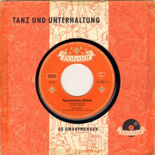 Vinyl / Peter Kraus - Florentinische Nächte / Hallo Brigitte