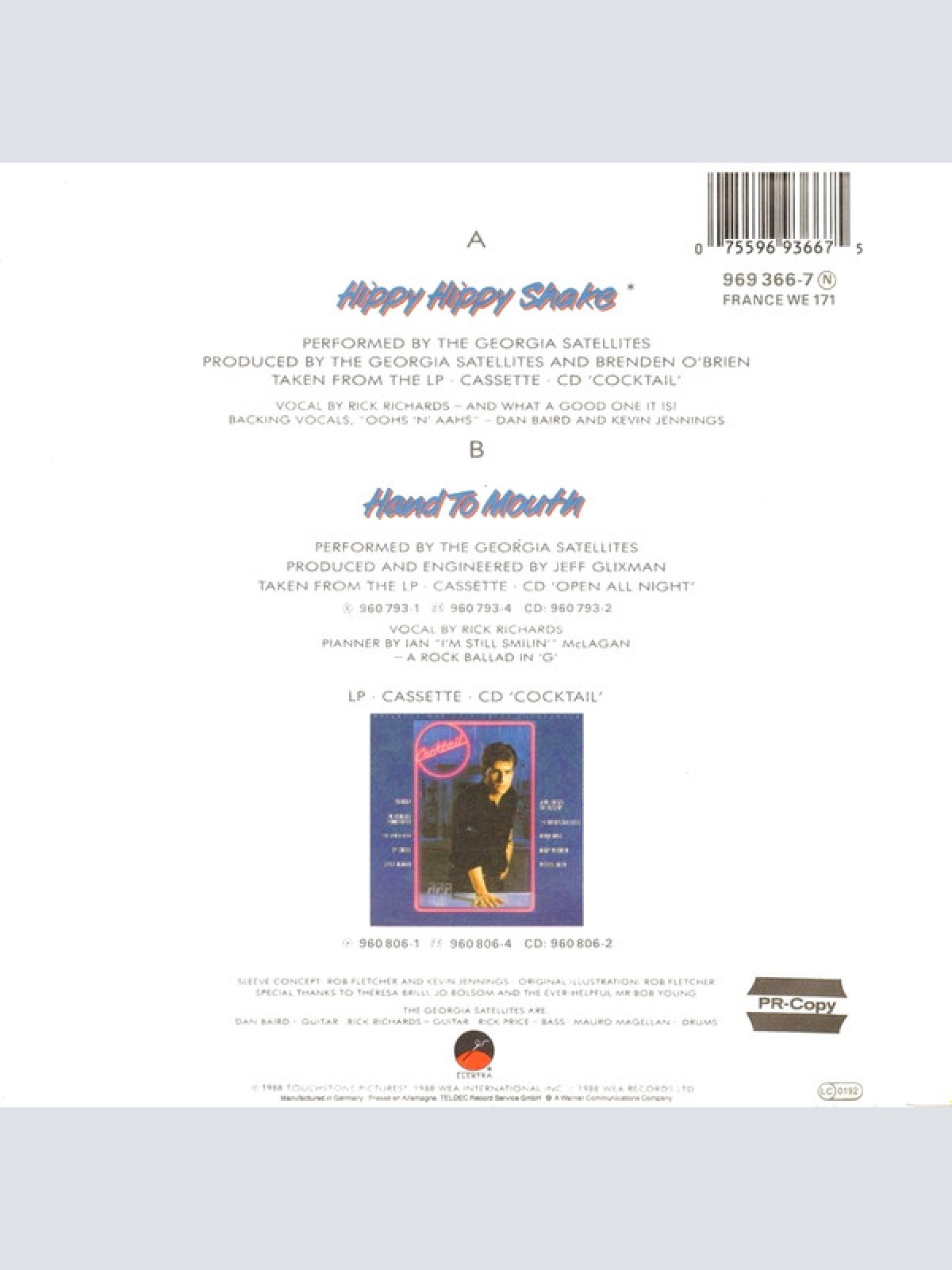 Vinyl / The Georgia Satellites - Hippy Hippy Shake