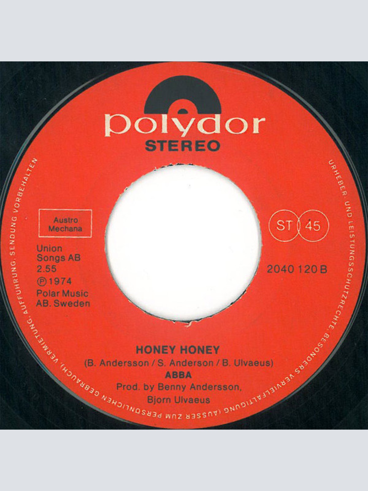 Vinyl / ABBA - Honey Honey / Ring Ring