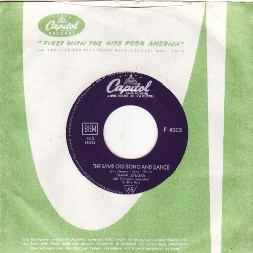 Vinyl / Frank Sinatra - The Same Old Song And Dance