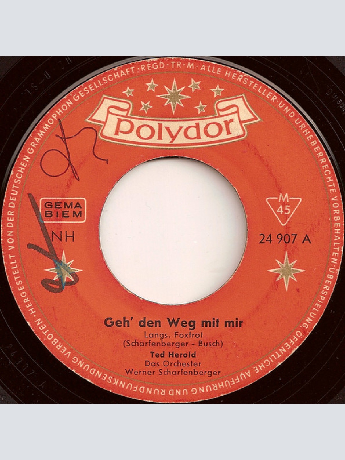 Vinyl / Ted Herold - Geh' Den Weg Mit Mir