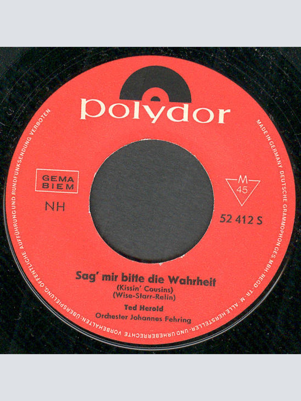 Vinyl / Ted Herold - Sag' Mir Bitte Die Wahrheit