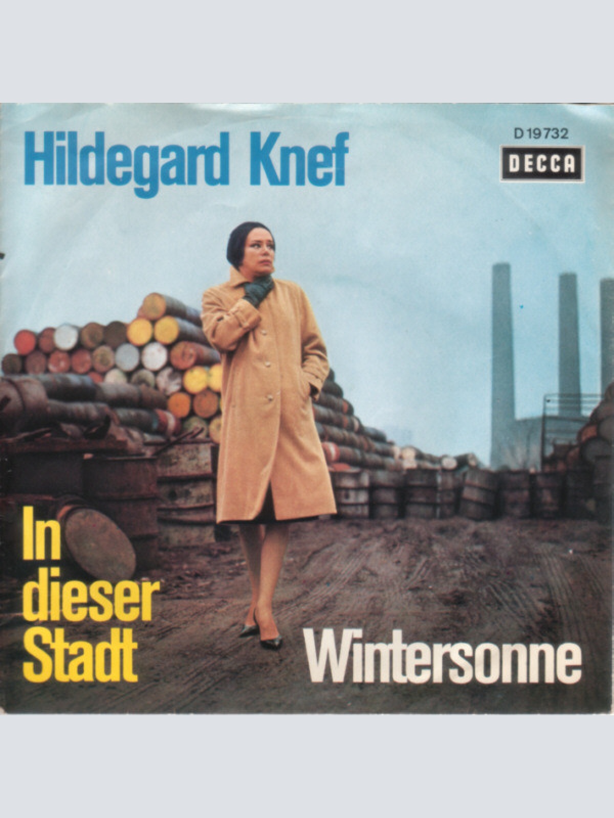 Vinyl / Hildegard Knef - In Dieser Stadt / Wintersonne