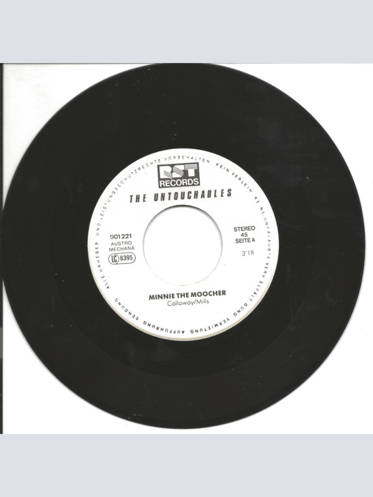 Vinyl / The Untouchables (29) - Minnie The Moocher (Hi-Dee-Ho!)