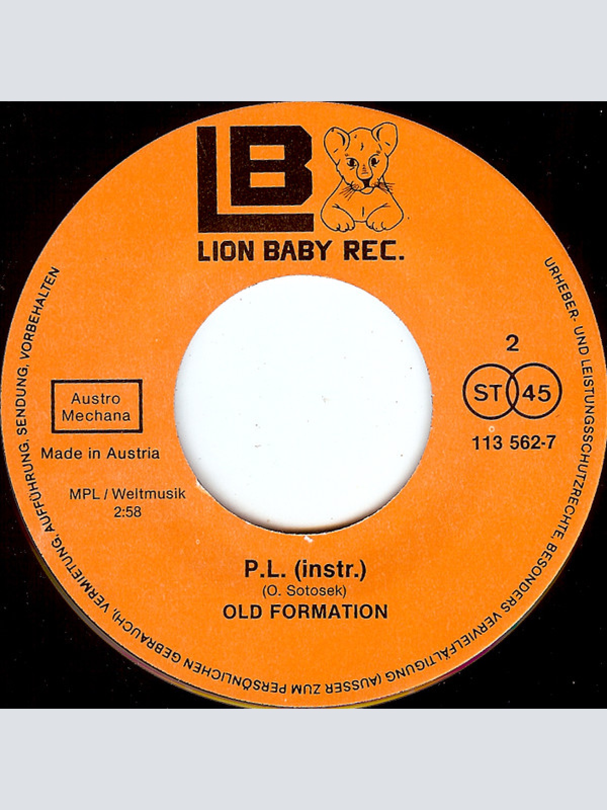 Vinyl / Old Formation And Steve George (7) - Lemme Hear Your Heartbeat