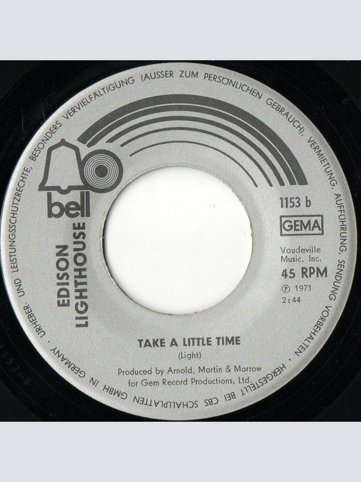 Vinyl / Edison Lighthouse - What's Happening