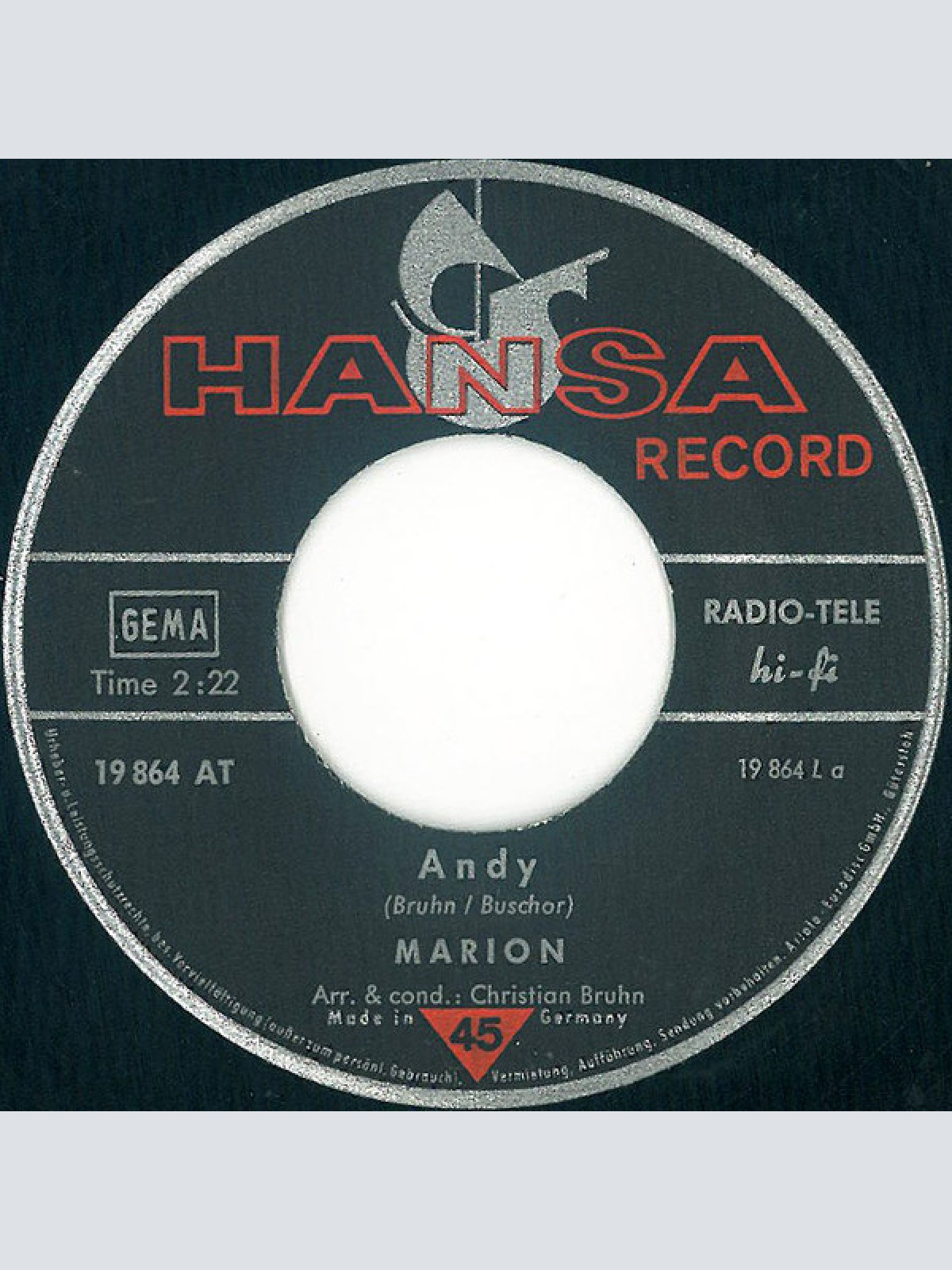 Vinyl / Marion* - Andy