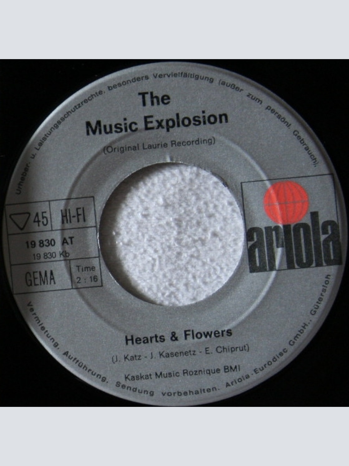 Vinyl / The Music Explosion - We Gotta Go Home / Hearts And Flowers