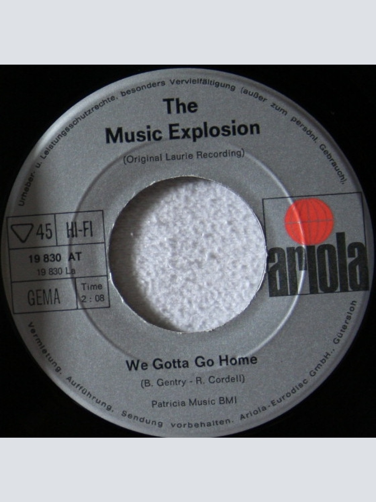 Vinyl / The Music Explosion - We Gotta Go Home / Hearts And Flowers