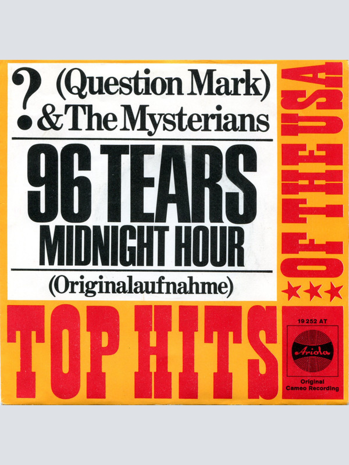 Vinyl / ? (Question Mark) & The Mysterians* - 96 Tears