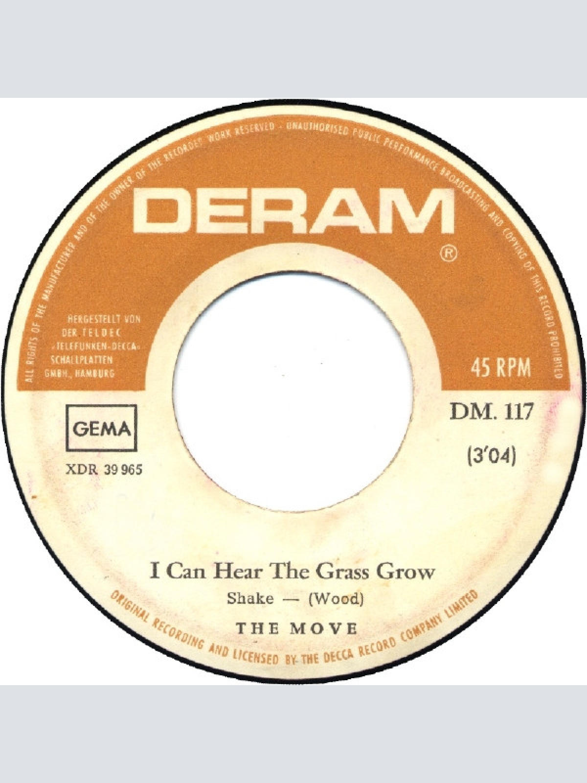 Vinyl / The Move - I Can Hear The Grass Grow / Wave The Flag And Stop The Train