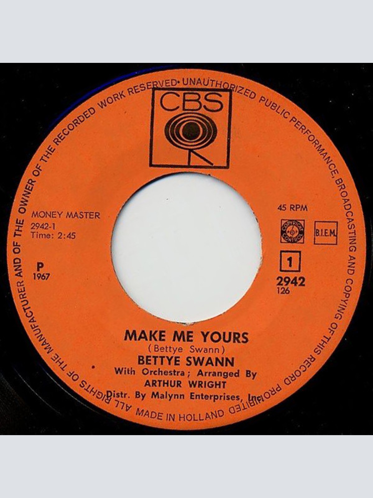 Vinyl / Bettye Swann - Make Me Yours