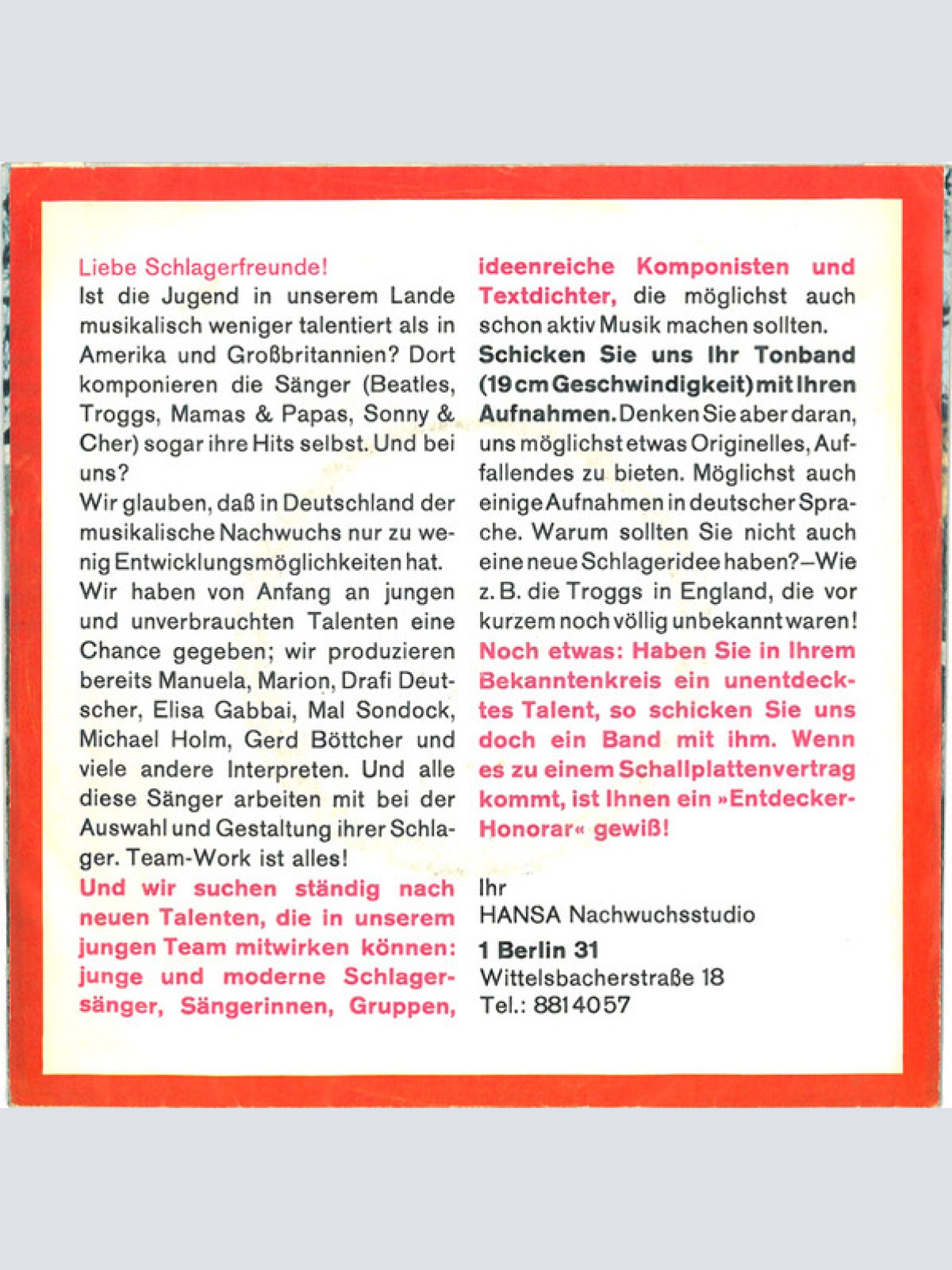 Vinyl / The Hollies - Carrie Anne / Signs That Will Never Change