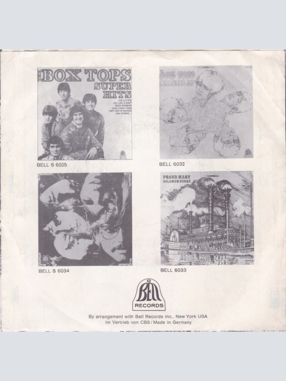 Vinyl / The Box Tops* - You Keep Tightening Up On Me / Come On Honey