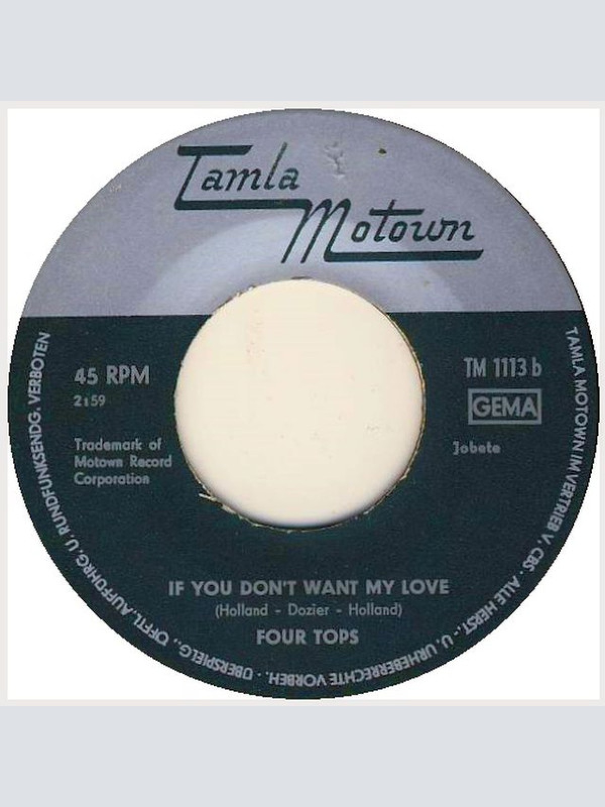 Vinyl / Four Tops - You Keep Running Away