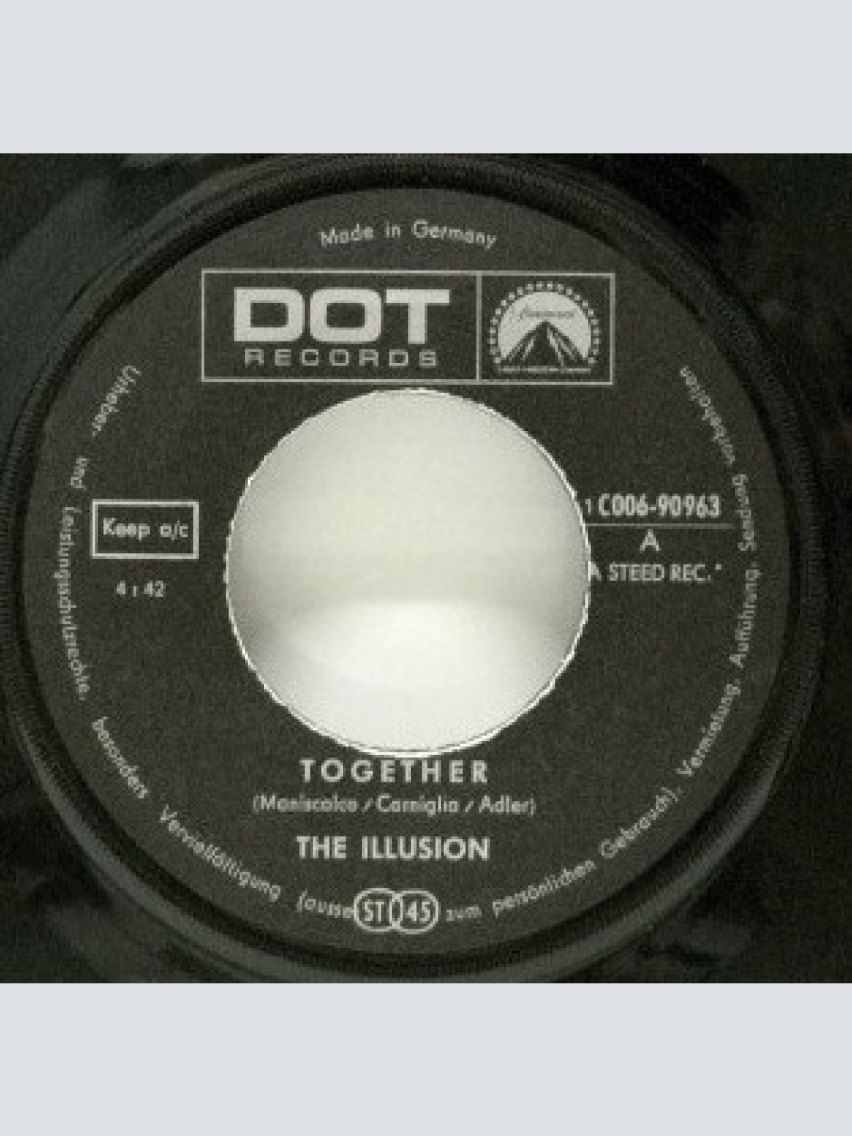 Vinyl / The Illusion - Together / Don't Push It