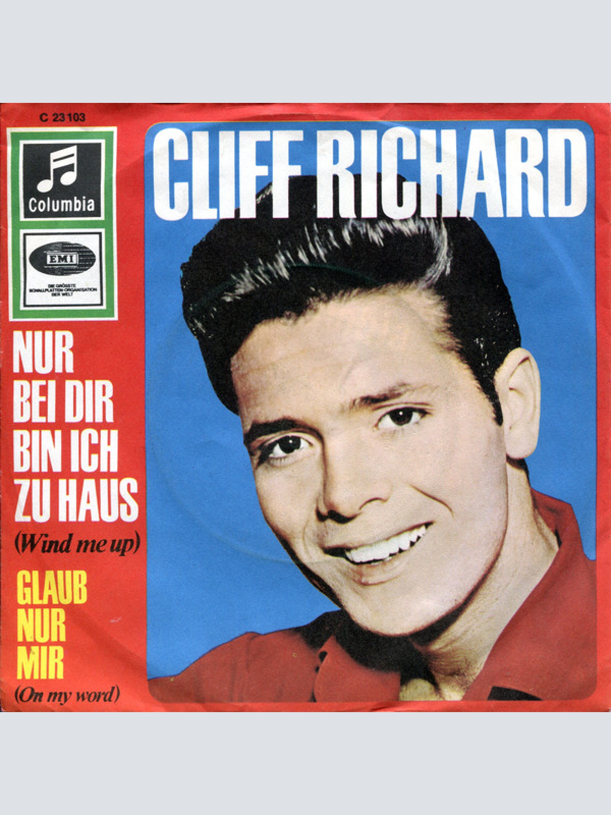 Vinyl / Cliff Richard - Nur Bei Dir Bin Ich Zu Haus (Wind Me Up)