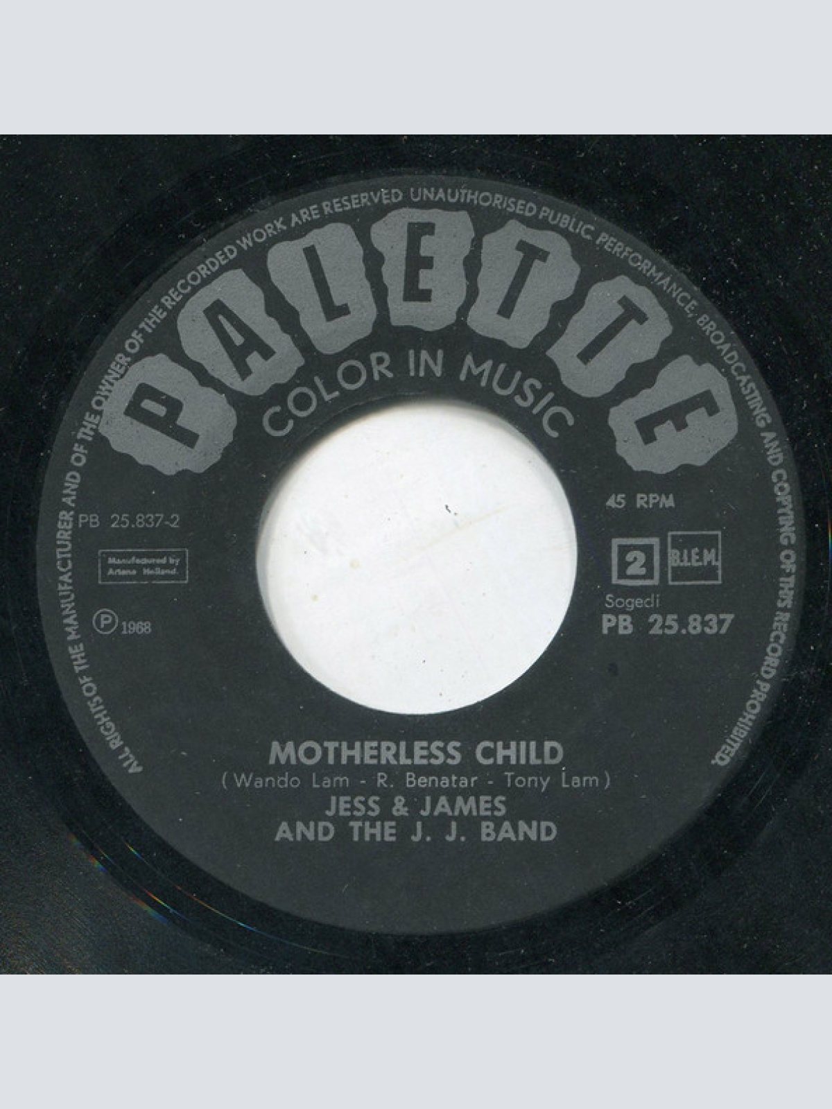 Vinyl / Jess & James And The J.J Band* - Thank You Show Biz