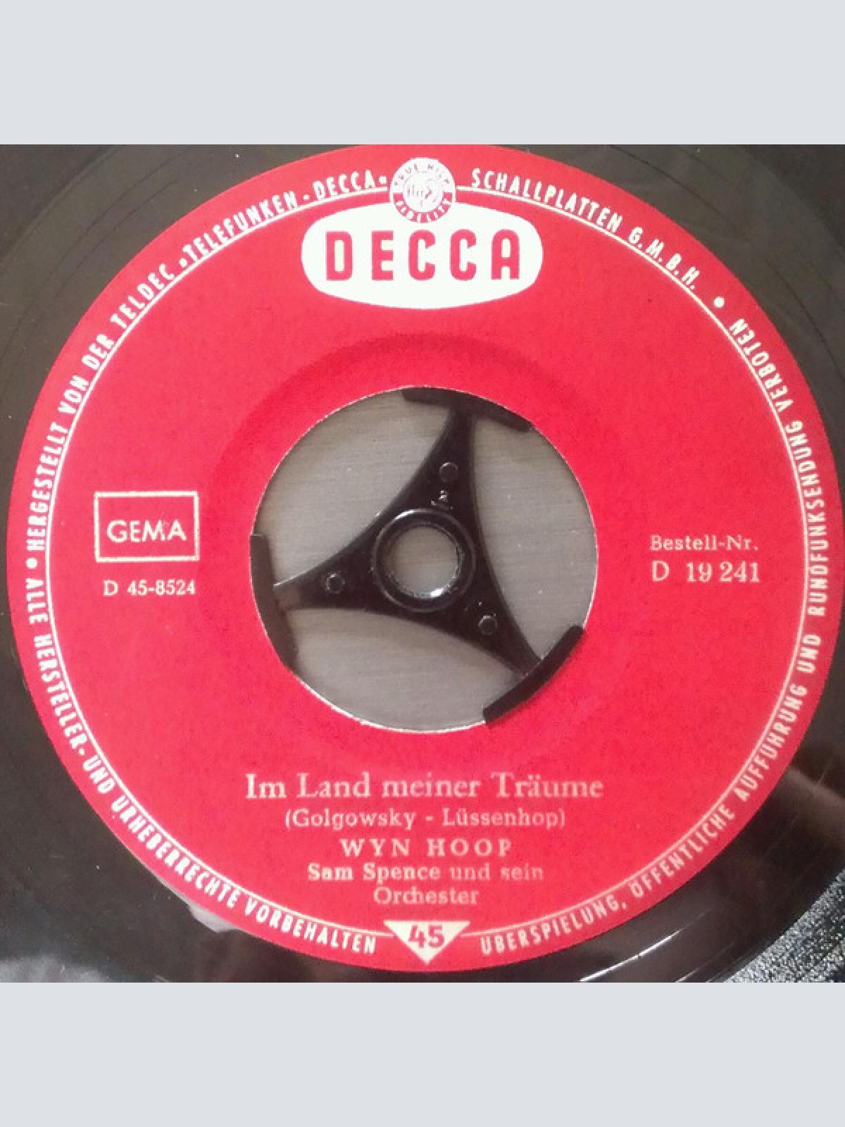 Vinyl / Wyn Hoop - Im Land Meiner Träume / Das Ist Paris