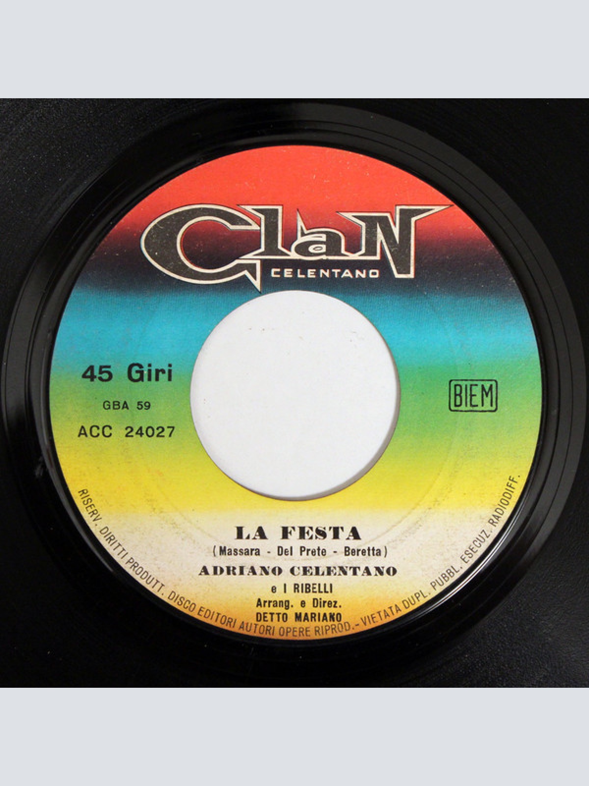 Vinyl / Adriano Celentano - La Festa