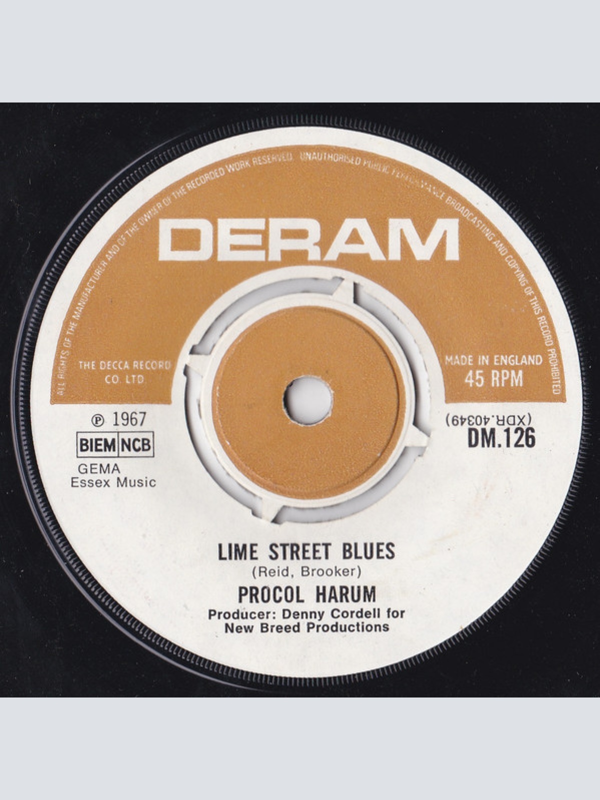 Vinyl / Procol Harum - A Whiter Shade Of Pale