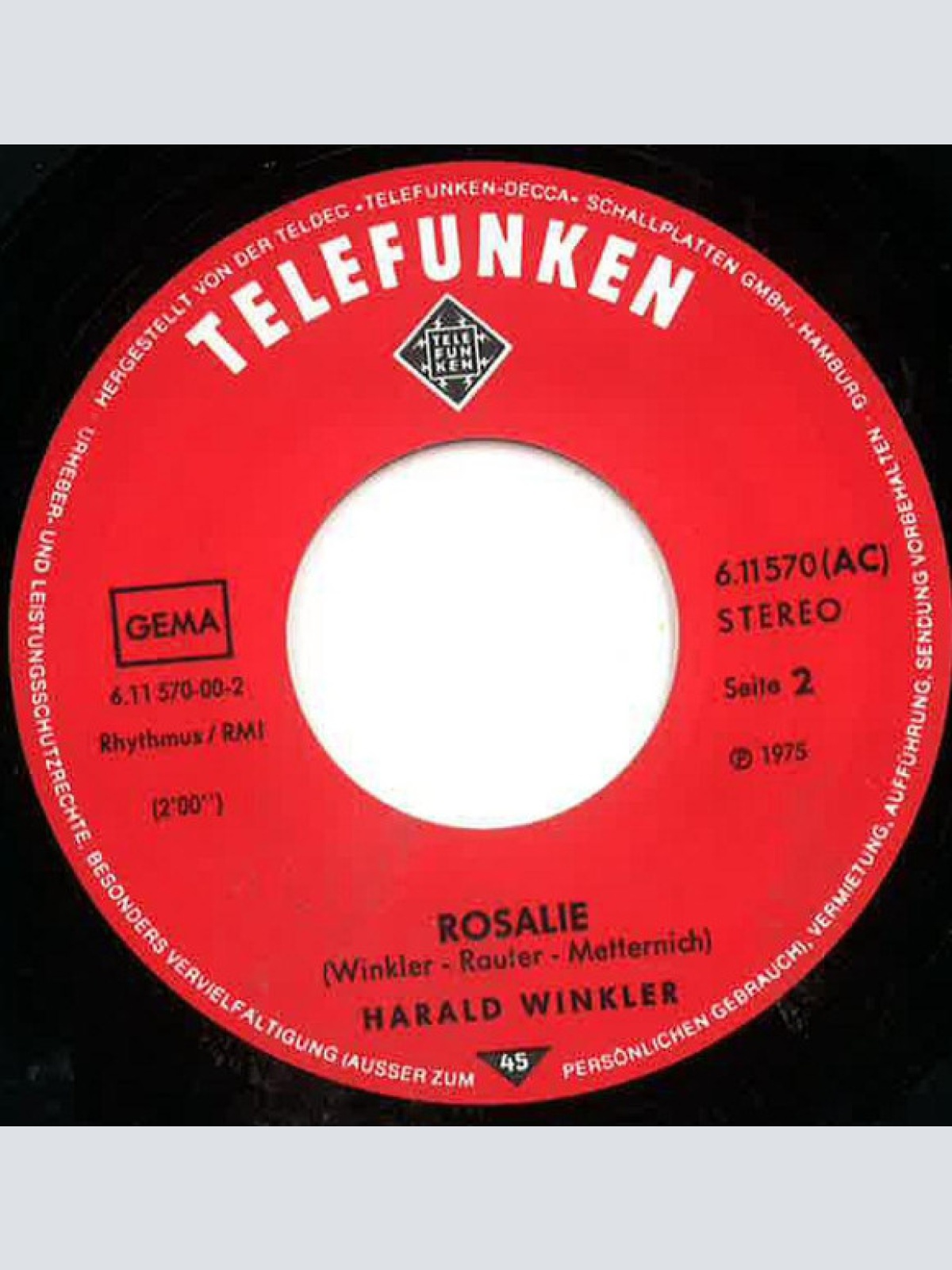 Vinyl / Harald Winkler - Das Ist Gut Für Die Bauch (Rub It In)