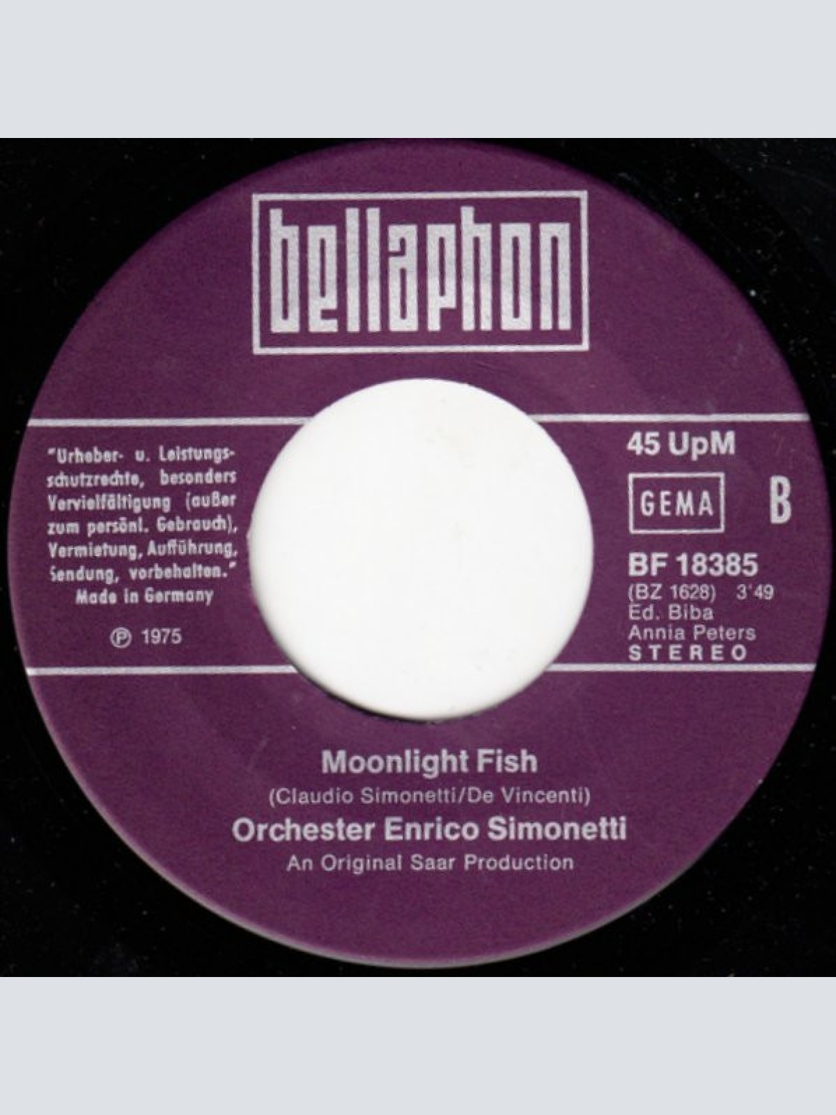 Vinyl / Orchester Enrico Simonetti* - Blue Frog