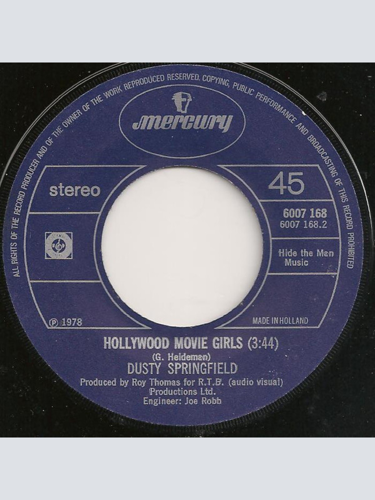 Vinyl / Dusty Springfield - A Love Like Yours (Don't Come Knocking Every Day)