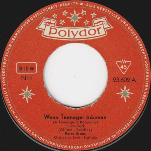 Vinyl / Peter Kraus - Wenn Teenager Träumen
