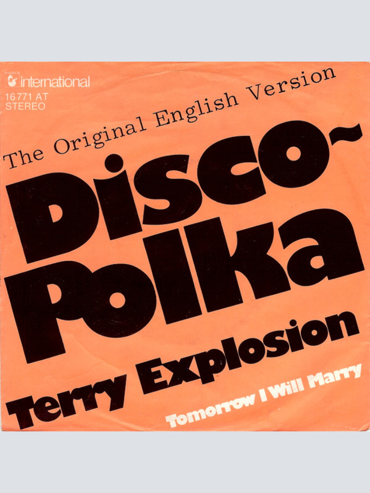 Vinyl / Terry Explosion - Disco-Polka (The Original English Version)