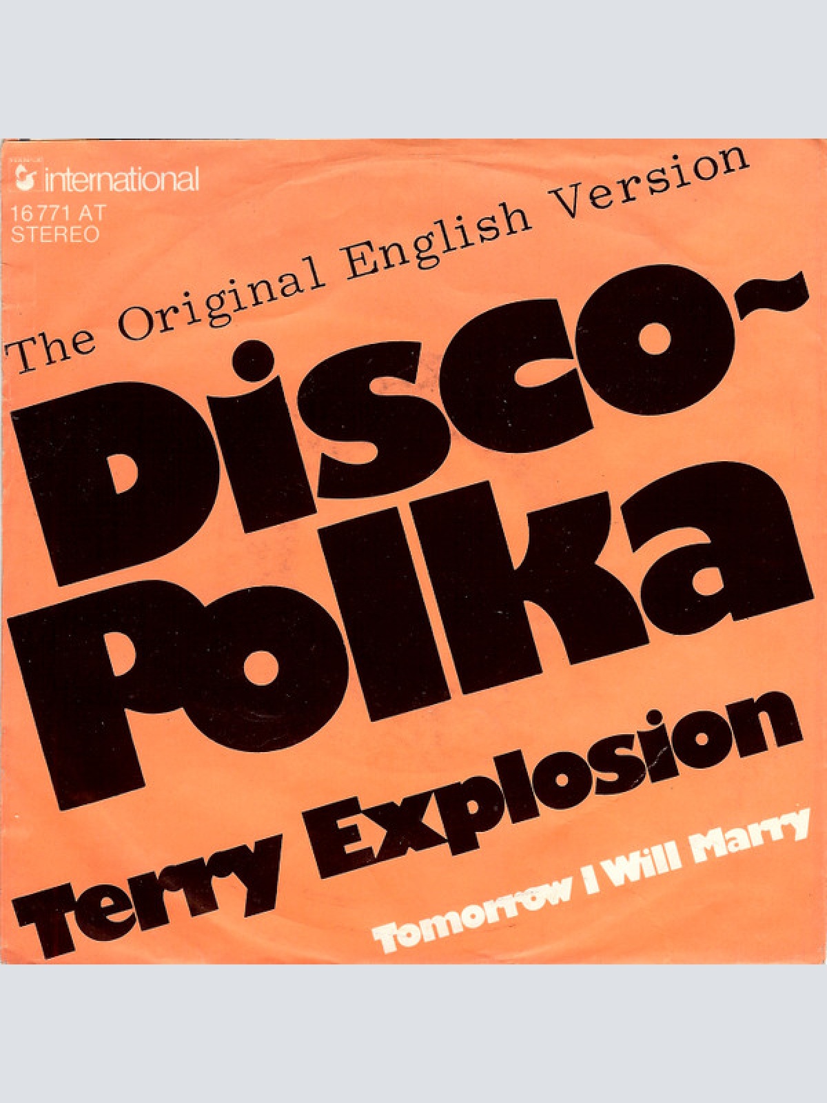 Vinyl / Terry Explosion - Disco-Polka (The Original English Version)