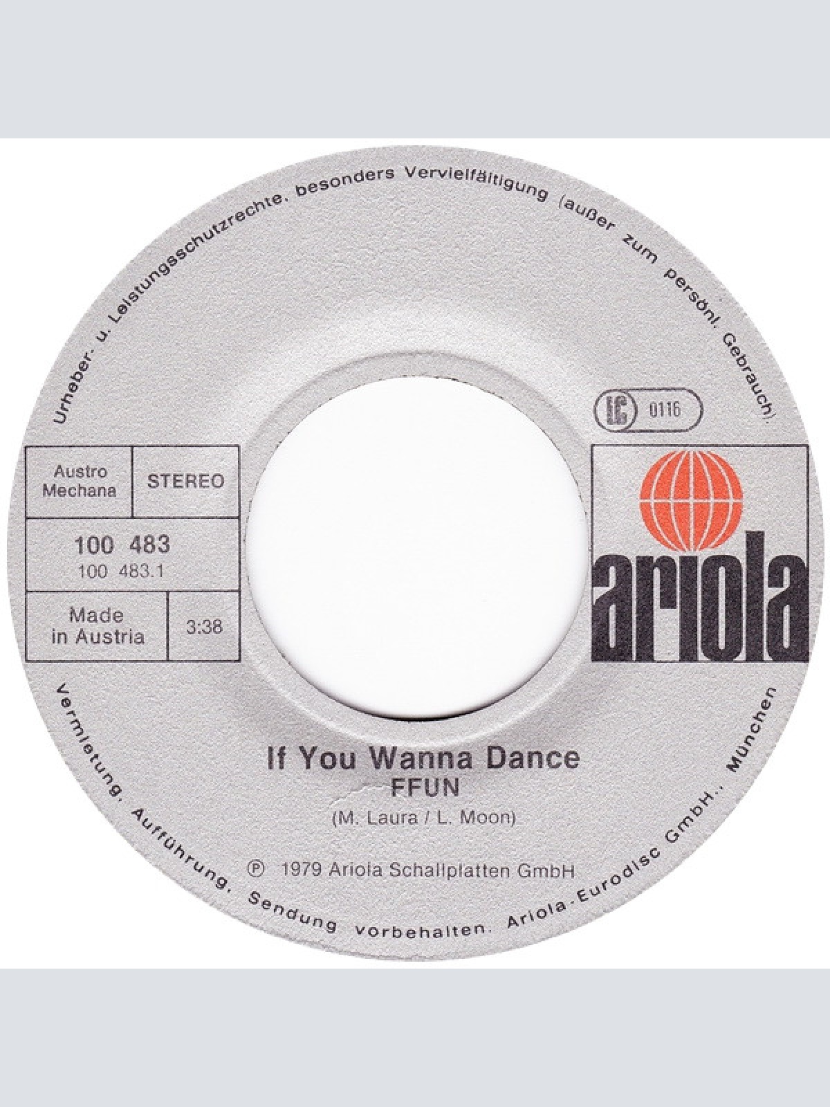 Vinyl / Ffun - If You Wanna Dance / Easy For Me