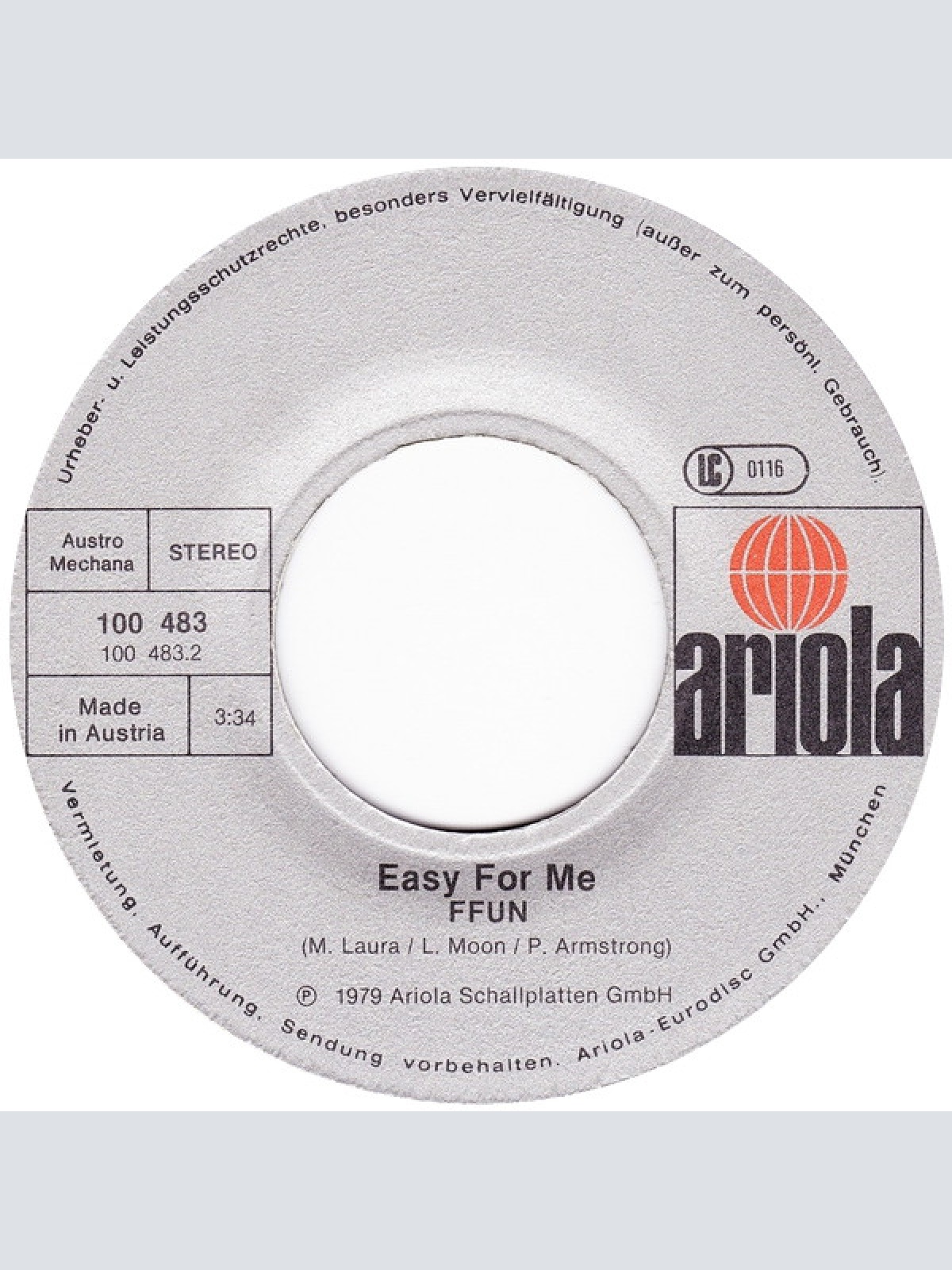 Vinyl / Ffun - If You Wanna Dance / Easy For Me