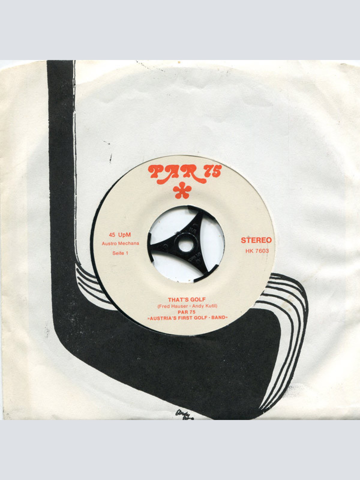 Vinyl / Austria's First Golf - Band - That's Golf / Bogey-Par