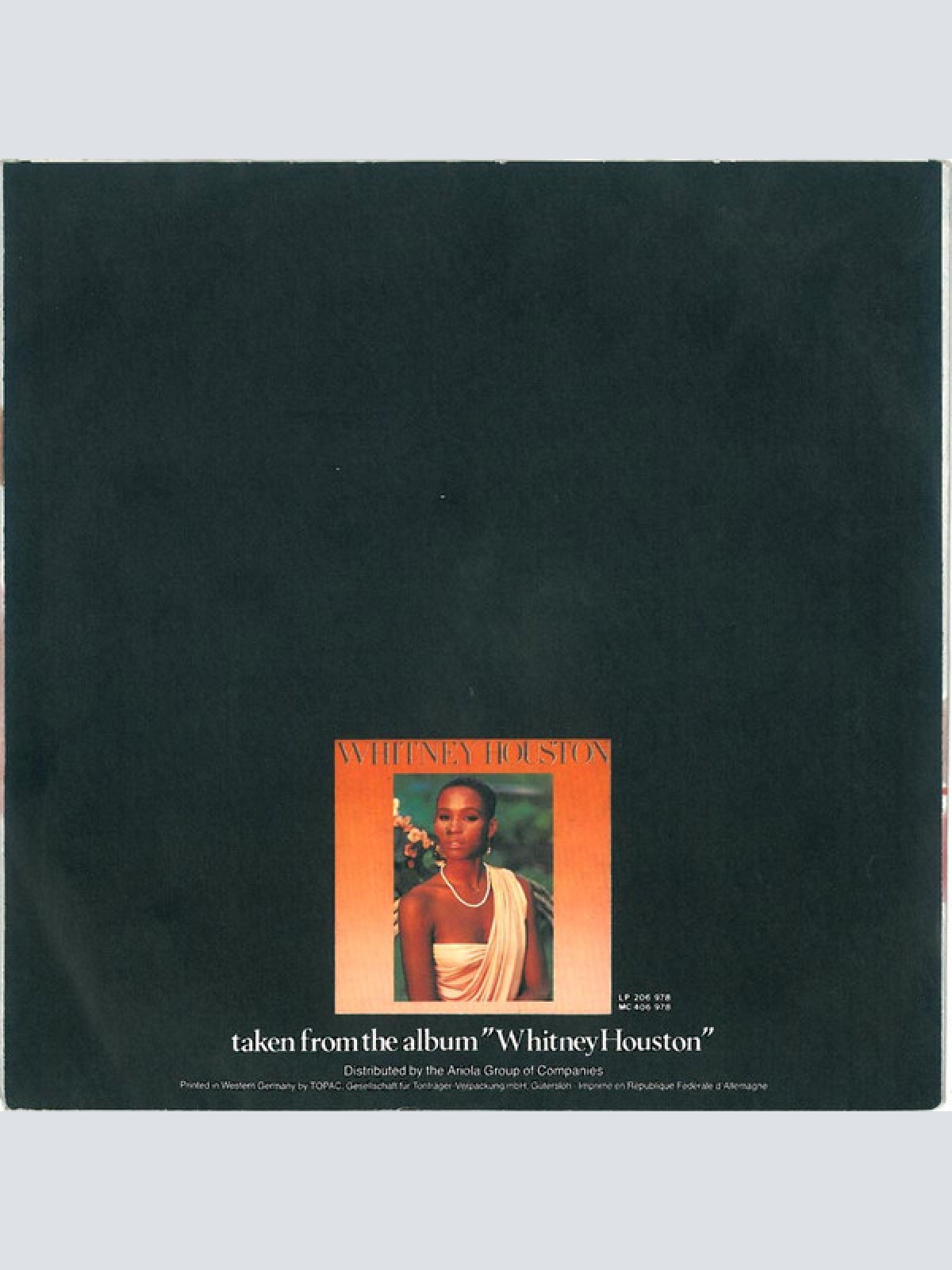 Vinyl / Whitney Houston - Saving All My Love For You