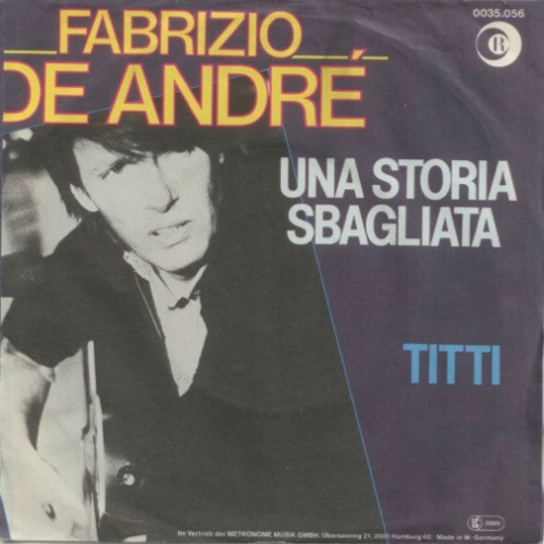 Vinyl / Fabrizio De André - Una Storia Sbagliata
