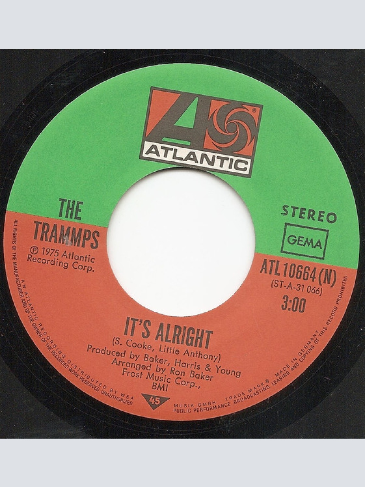 Vinyl / Trammps* - Hooked For Life