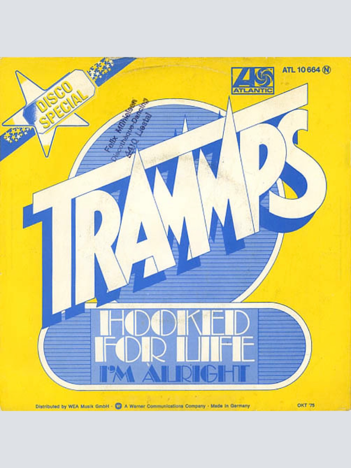Vinyl / Trammps* - Hooked For Life