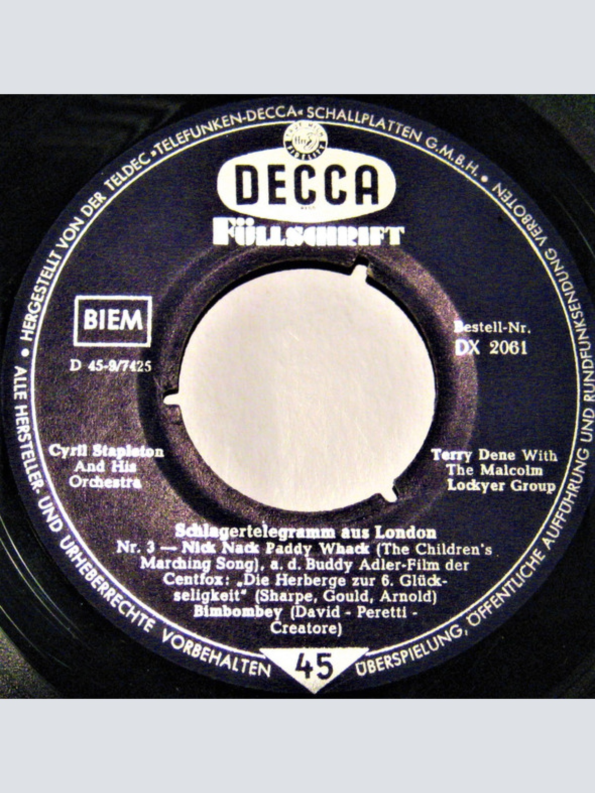 Vinyl / Various - Schlager-Telegramm Aus London - Nr. 3