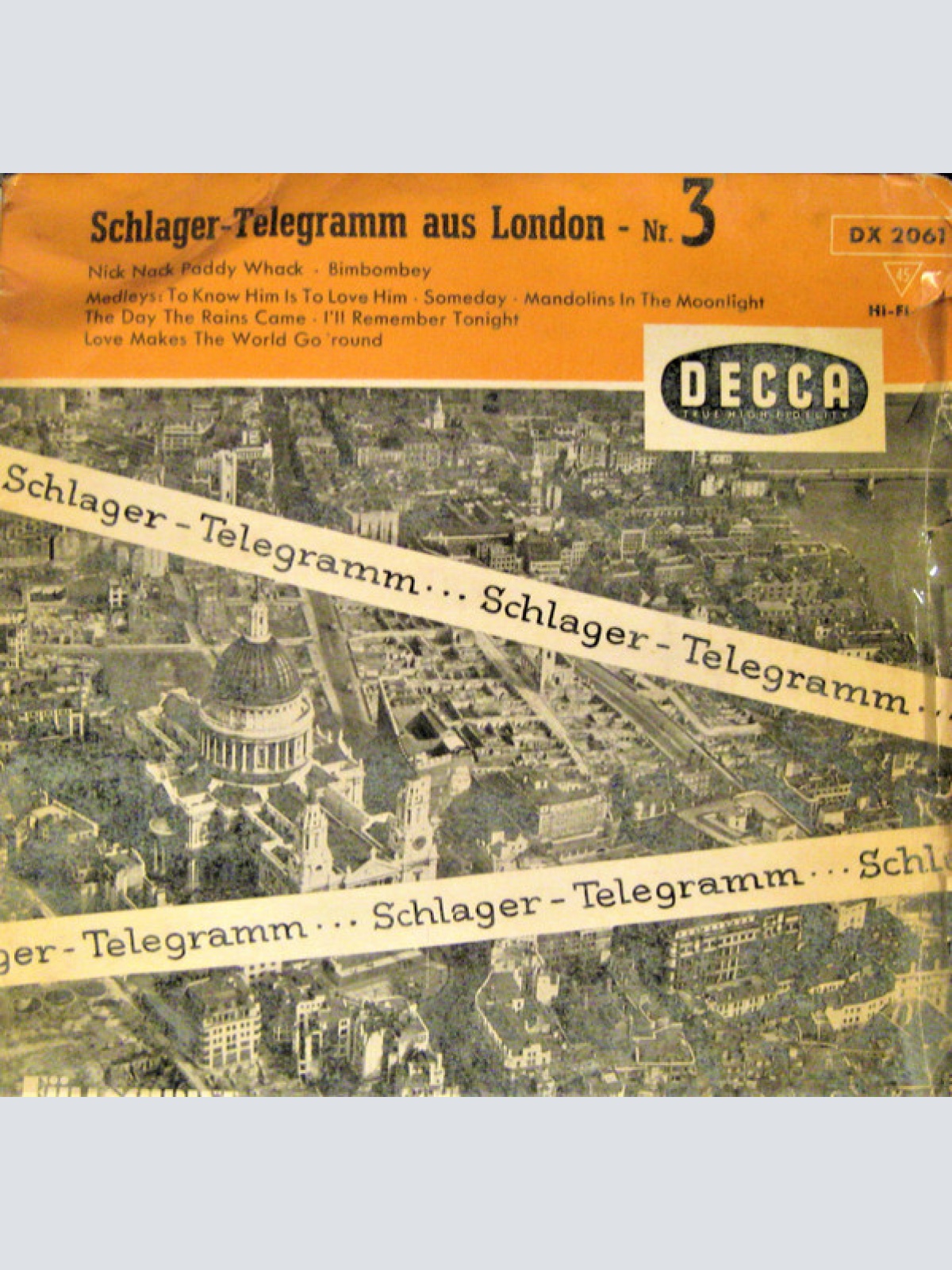 Vinyl / Various - Schlager-Telegramm Aus London - Nr. 3