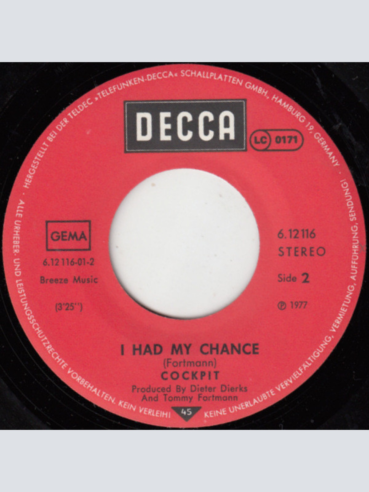 Vinyl / Cockpit (4) - Every Moment Of My Life