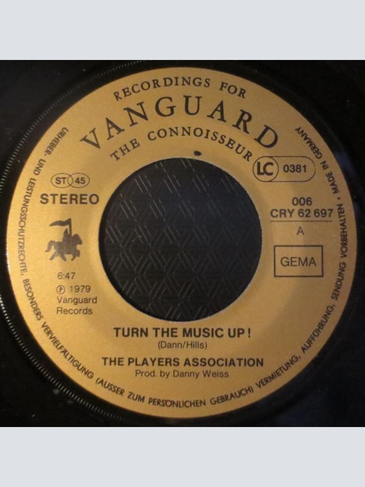 Vinyl / The Players Association - Turn The Music Up!