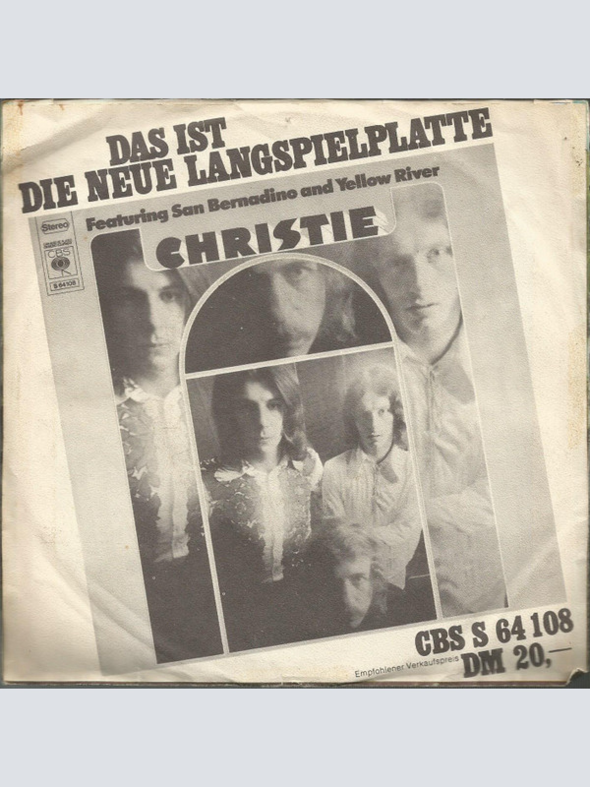 Vinyl / Christie - Man Of Many Faces / Country Sam