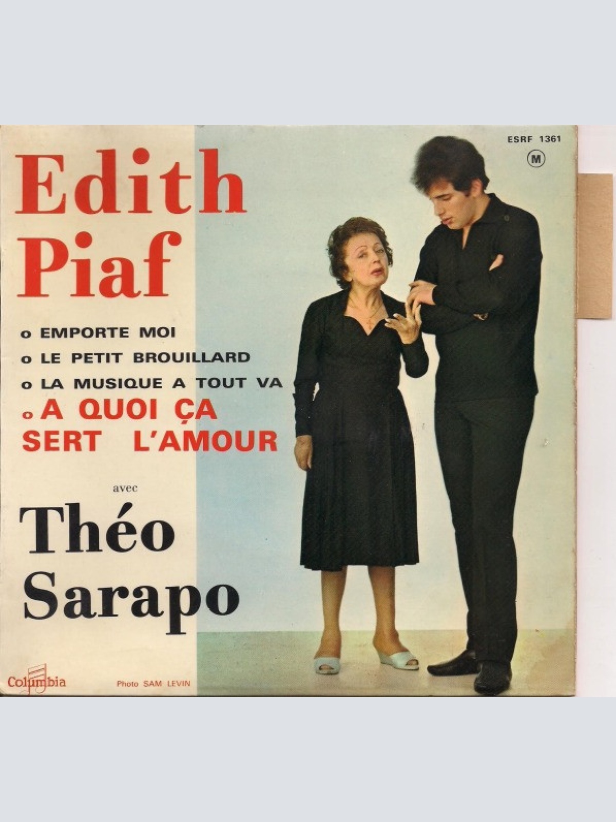 Vinyl / Edith Piaf Avec Théo Sarapo - A Quoi Ça Sert L'amour